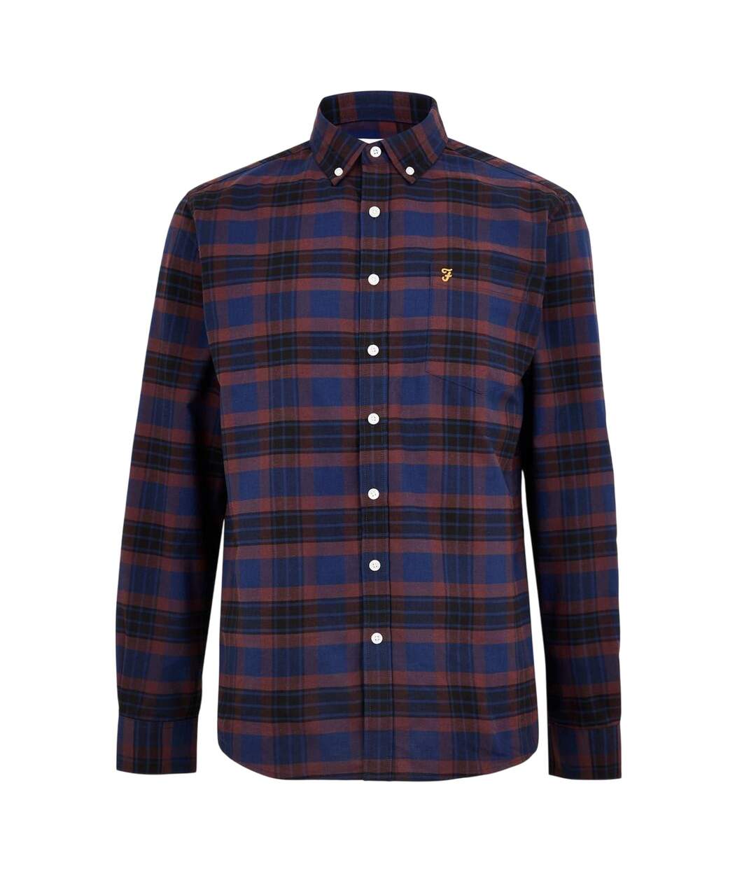 Chemise Kennett Homme Bordeaux Farah-2