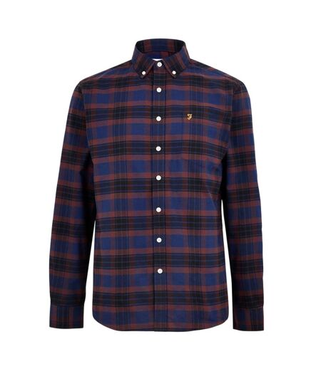 Chemise Kennett Homme Bordeaux Farah
