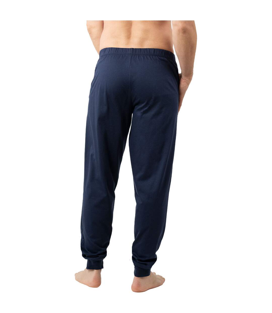 Pyjama long col rond homme Mercerisé Eminence-4