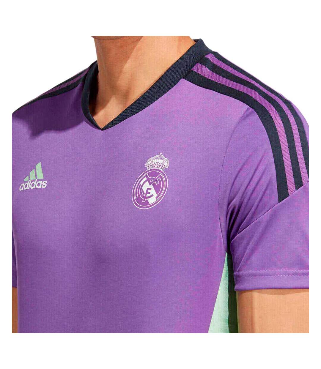 Real Madrid Maillot Training Violet Homme Adidas - S