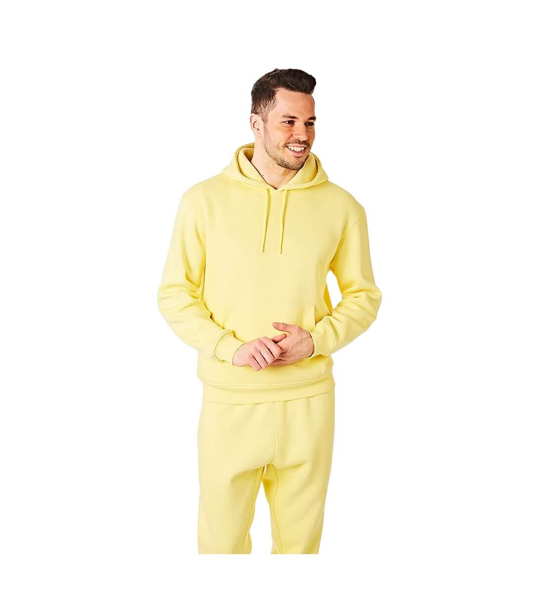 Sweat à capuche homme jaune RIPT Essentials-1