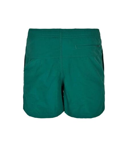 Mens Block Swim Shorts Green Urban Classics