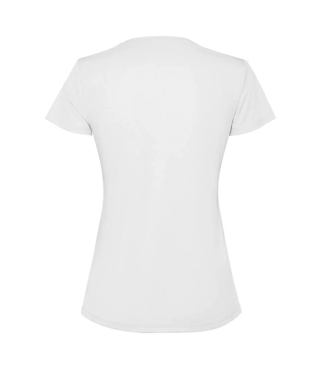 Womens/ladies Estoril Short-sleeved T-shirt White Roly-2