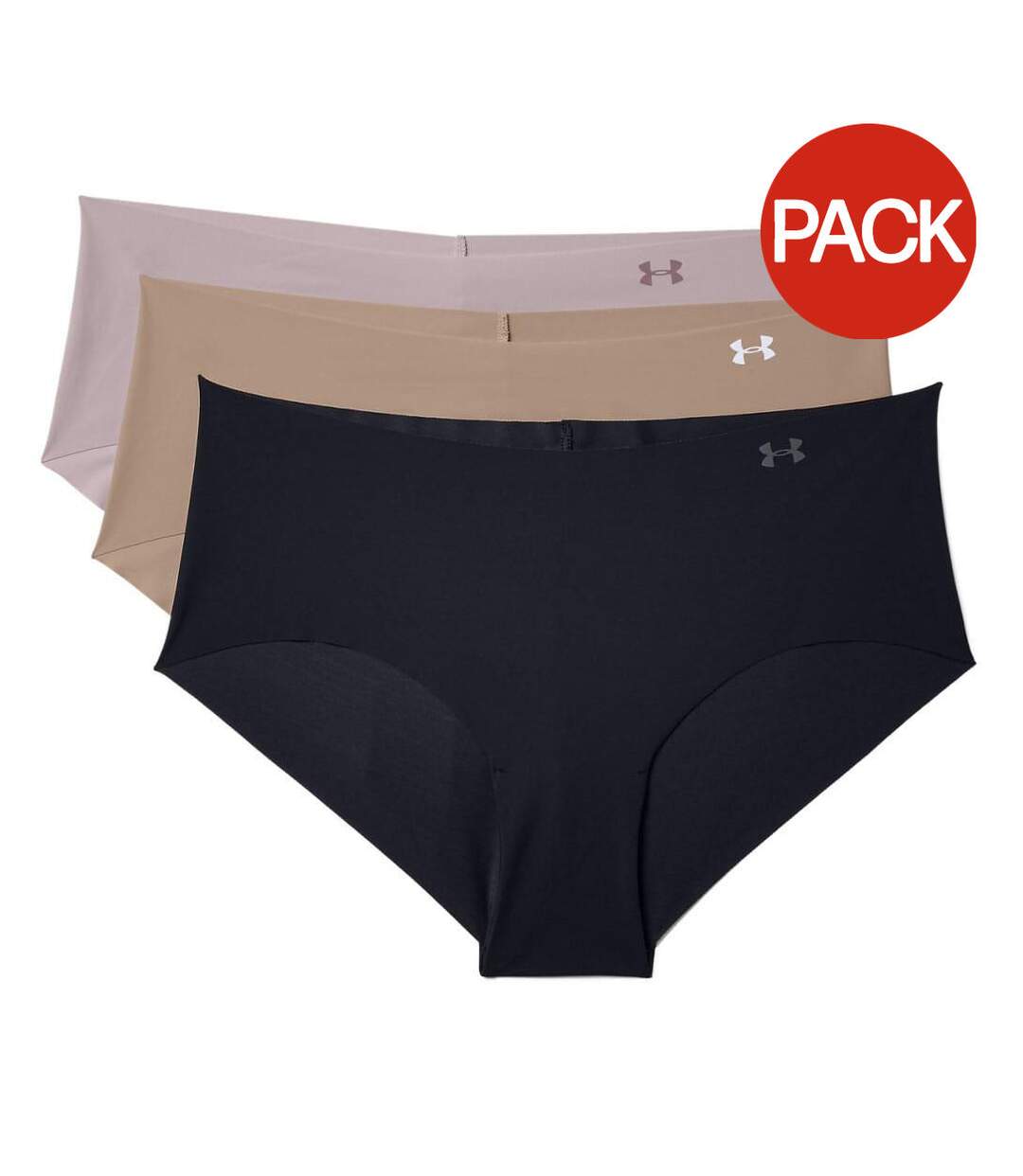 Culottes ua pure femme noir / sable / violet Under Armour-1