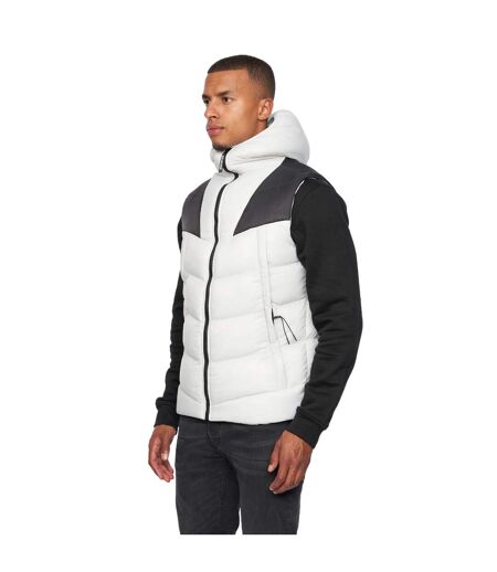 Mens raymax gilet putty/black Duck and Cover