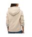 Sweat beige femme superdry high flyers hood - l-2