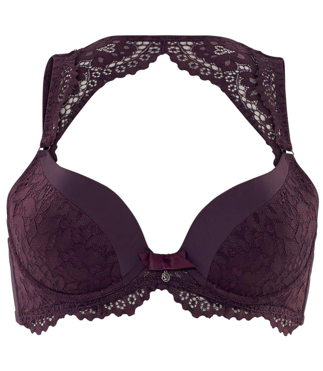 Soutien-gorge ampliforme coque moulée figue Ecaille