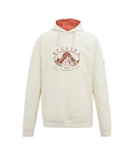 Mens Cline Mountain Hoodie White Stone Brick Regatta