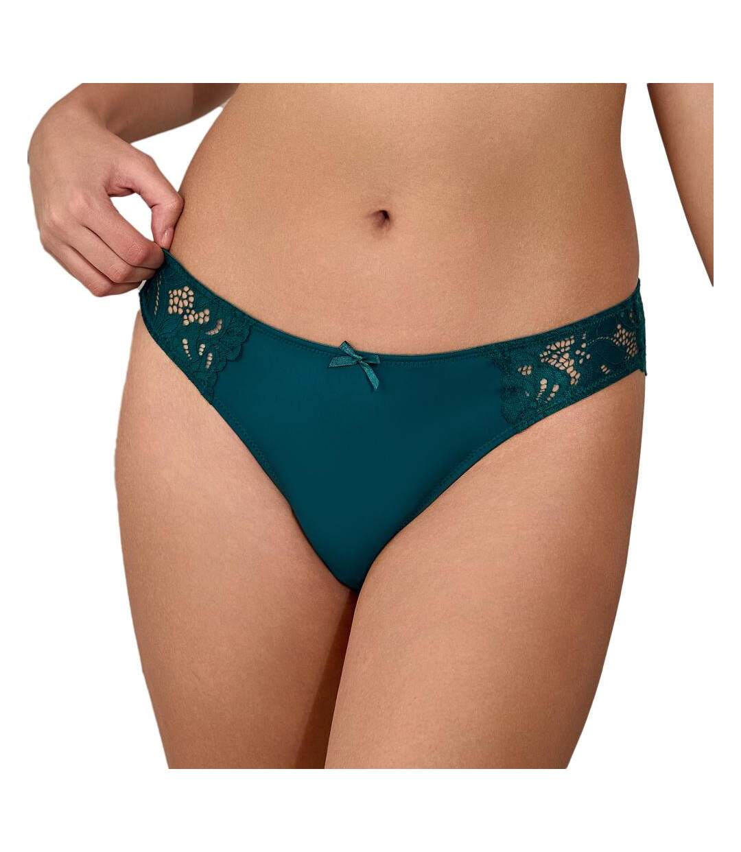 Tanga vert foncé femme les petites bombes emilie - l-1