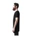 T-shirt Motif/style Zip Avant Homme Noir Urban Classics-2
