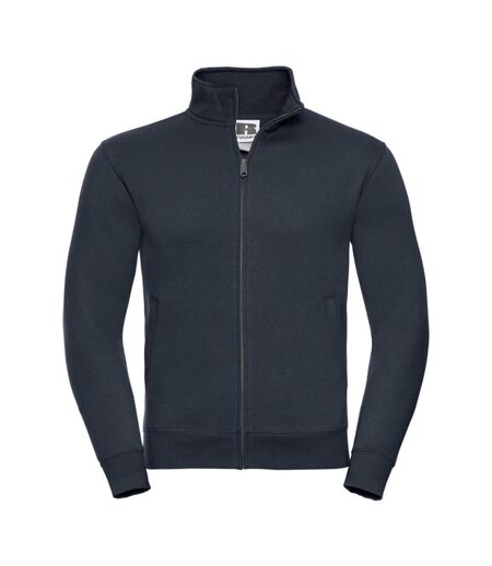 Mens Authentic Sweat Jacket French Navy Russell