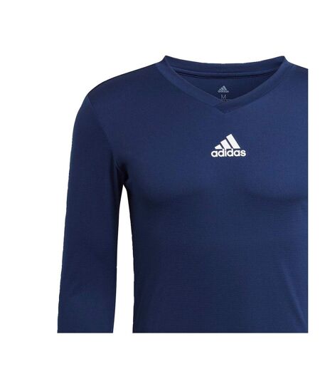 Maillot De Foot Manches Longues Team Base Homme Bleu Marine Adidas