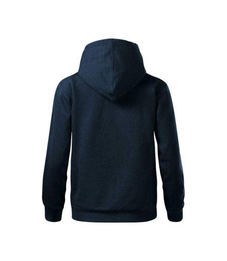 Sweat À Capuche Moon Femme Bleu Marine Malfini