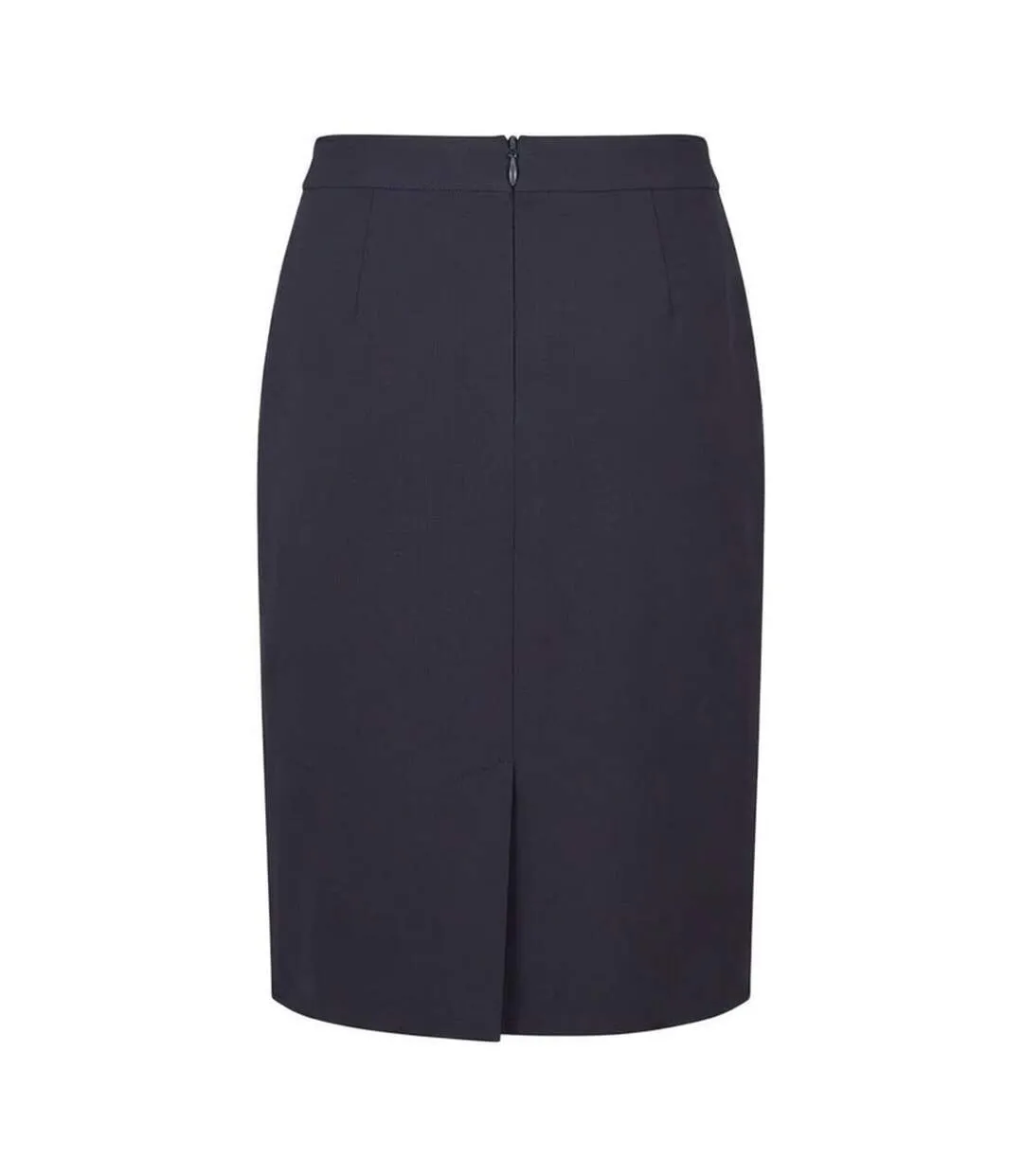 Womens/ladies Vilea Plain Pencil Skirt Blue Boss-2
