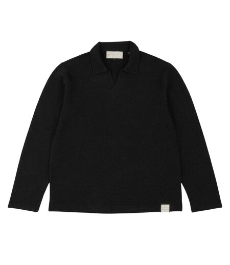 Polo Manches Longues Motif/style Quadrillage Altius Homme Noir Prevu