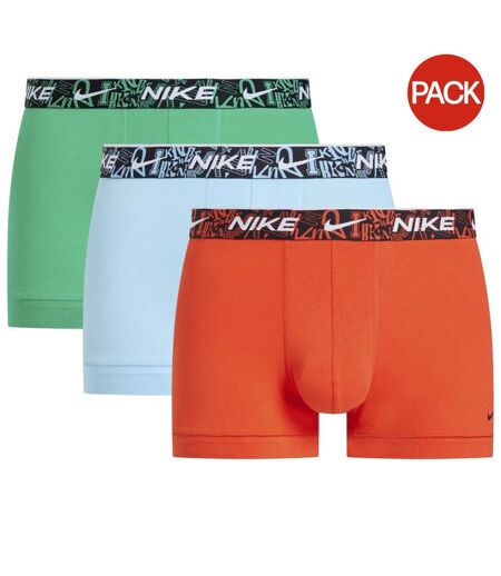 Pack of 3  Mens boxer shorts  orange/blue/green Nike