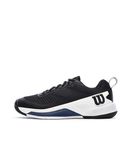 Baskets noires/blanches homme wilson rush