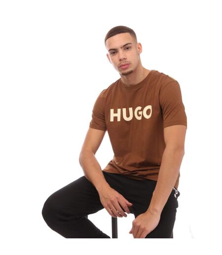 T-shirt Homme Marron Hugo