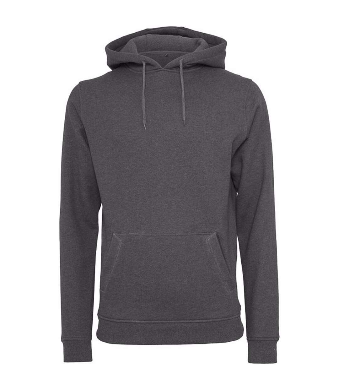 Build Your Brand Mens Heavy Pullover Hoodie (Charcoal) - UTRW5681-1