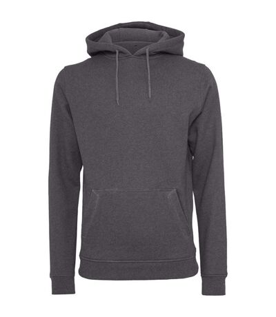 Build Your Brand Mens Heavy Pullover Hoodie (Charcoal)