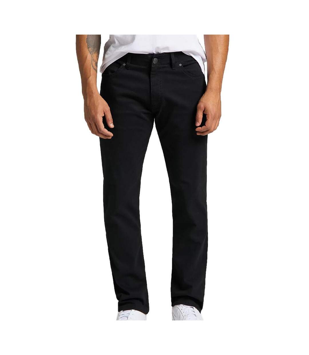 Jean straight noir Homme Lee - W30-L32-1