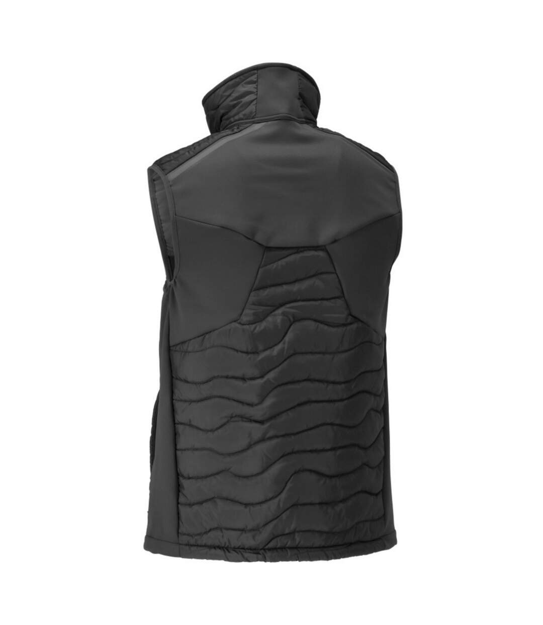 Mens Customised Cli Thermal Gilet Black Mascot-2