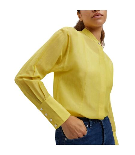 Chemisier Bessenia2 Femme Jaune Boss