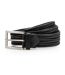 Ceinture tressée en cuir - AQ903 - noir-1