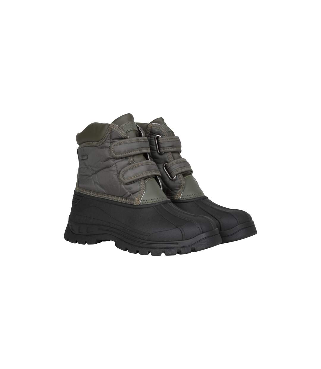 Womens/ladies Grit Wellington Boots Khaki Green Mountain Warehouse-1