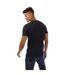 Mens Shield Logo Crew Neck T-shirt Navy White Aquascutum-2