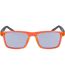 Unisex Adult Rectangle Everyday Sunglasses One Size Crimson Silver Nike-2