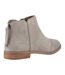 Womens/ladies Rylie Leather Ankle Boots Natural Toms-2