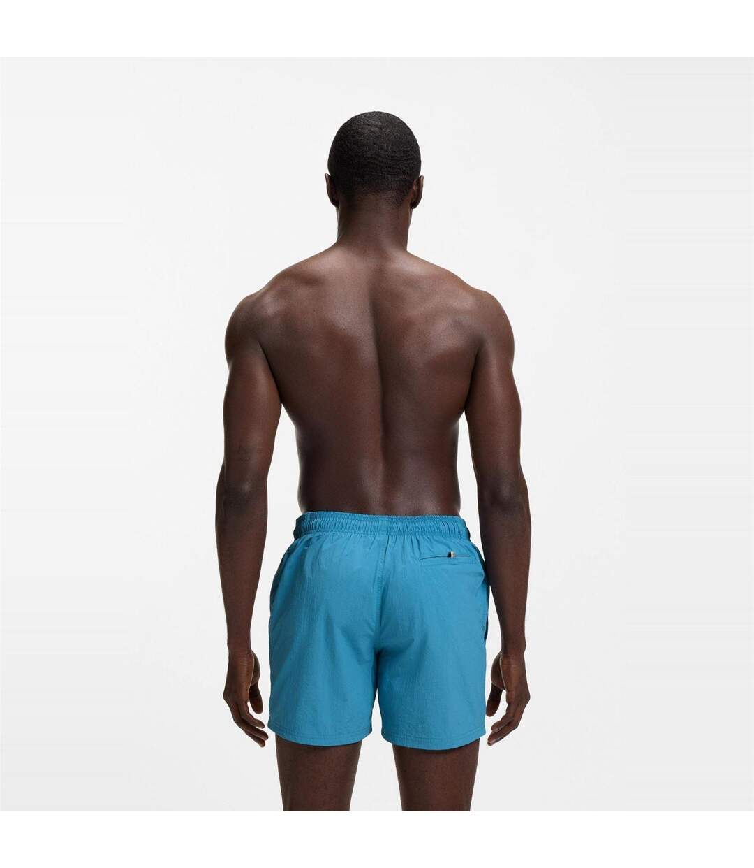 Short De Bain Motif/style Logo Homme Turquoise Vif Turquoise Pâle Boss-3