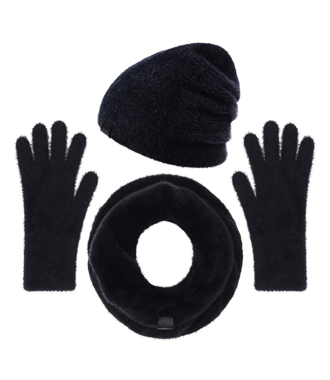 Ensemble Snood gants bonnet Etama  - Fabriqué en UE