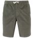 Short en velours côtelé - Homme - PATS742 - vert kaki pâle-2