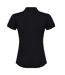 Polo sport à forme ajustée femme noir Henbury