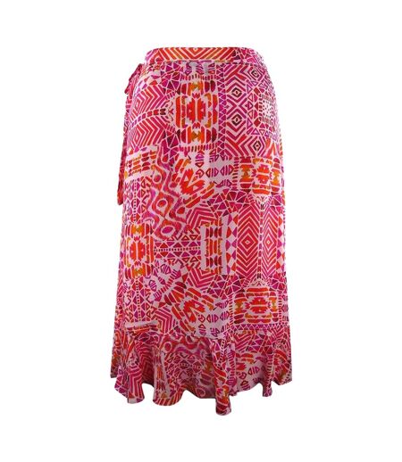 Jupe Motif/style Courte Fashion Shiraz Femme Rose Inoa