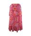 Jupe Motif/style Courte Fashion Shiraz Femme Rose Inoa-2