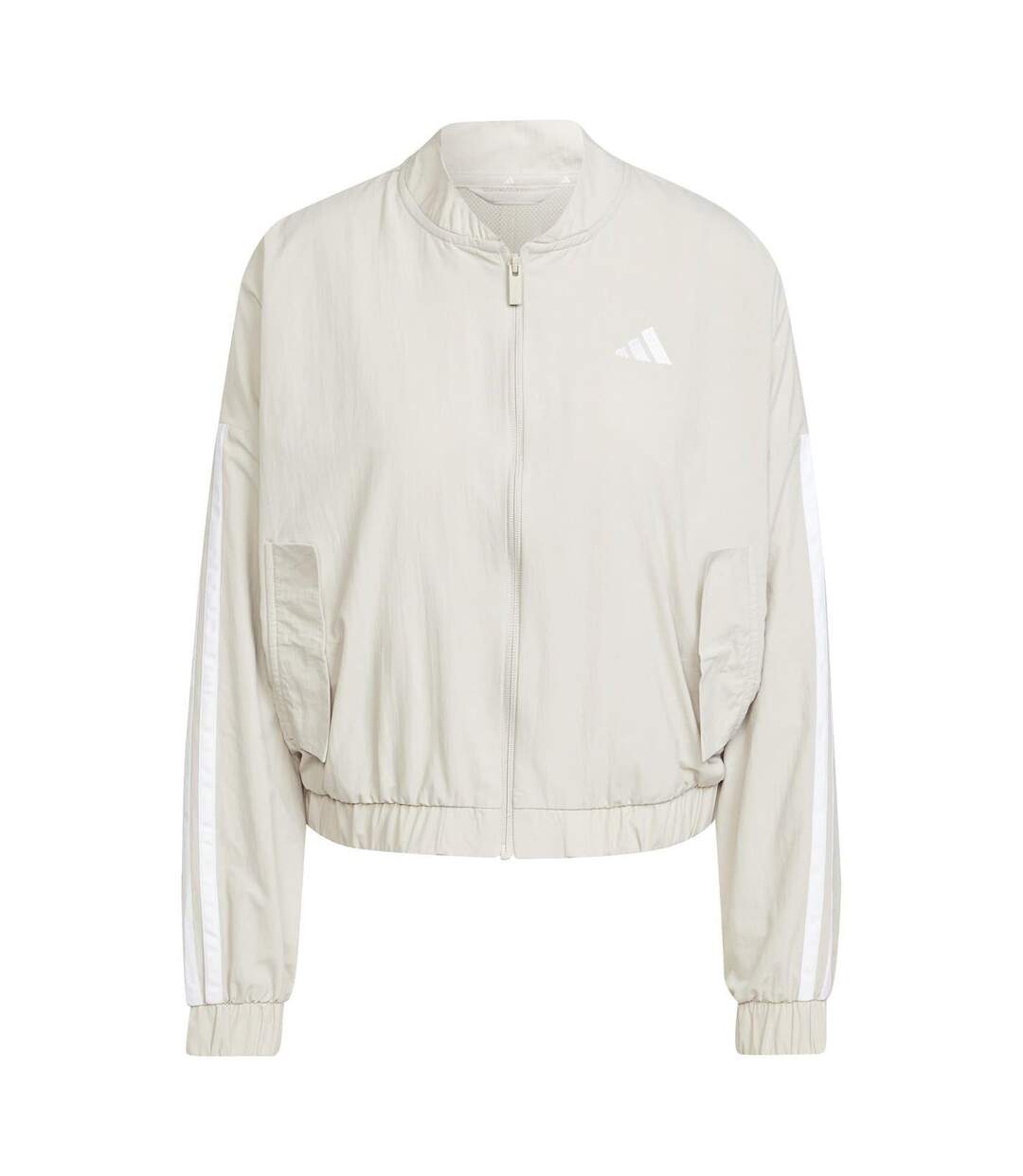 Blouson Aviateur Femme Beige Adidas-2