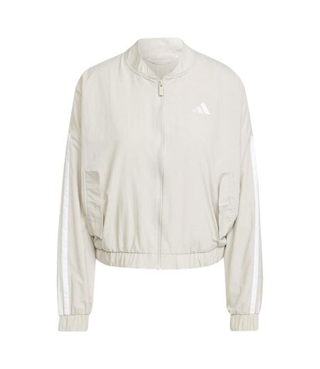 Blouson Aviateur Femme Beige Adidas