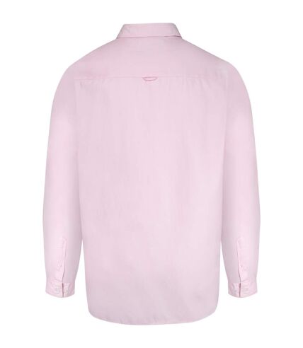 D555 mens richard oxford kingsize long-sleeved shirt pink Duke