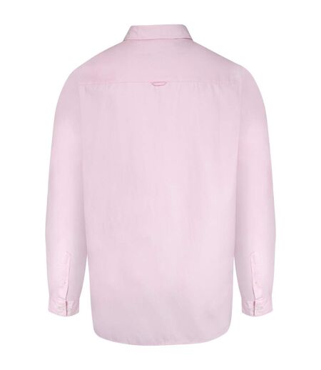 D555 mens richard oxford kingsize long-sleeved shirt pink Duke