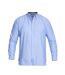 D555 Mens Richard Oxford Kingsize Long-Sleeved Shirt (Sky Blue)