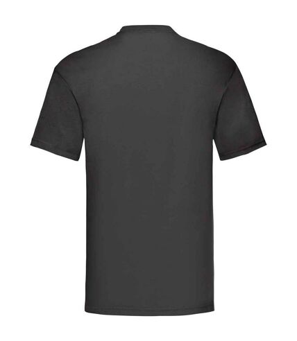 Mens valueweight t-shirt black Fruit of the Loom