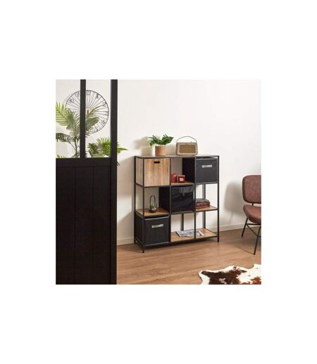 Cube de Rangement Bois 30x30cm Naturel