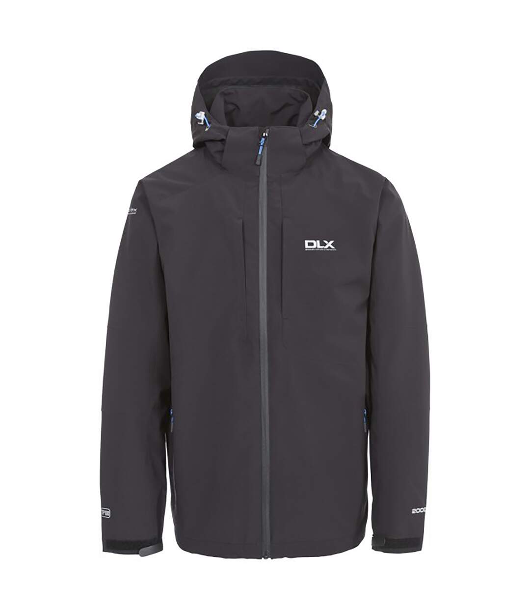 Trespass Mens Kumar Waterproof DLX Jacket (Black)