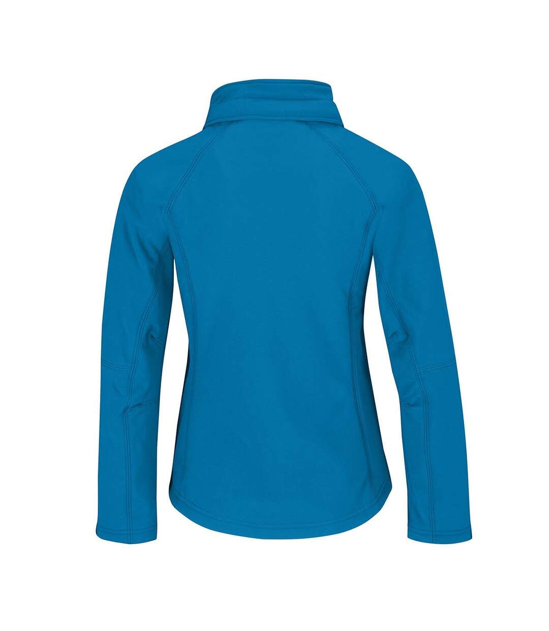 Veste softshell coupe-vent, imperméable et respirante femme bleu B&C-2