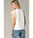 T-shirt col rond sans manche style bohème 100% coton DAYNA-3