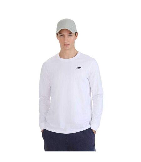 T-shirt Manches Longues Wmm00tlonm432 Homme Blanc 4F