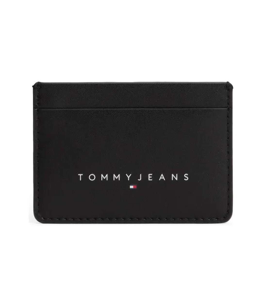 Portefeuilles noir homme tommy hilfiger linear holder-1
